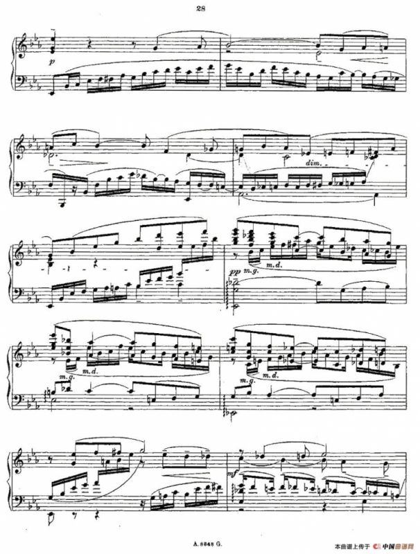 10首《前奏曲》之六（Rachmaninoff 10 Preludes, Op.23）