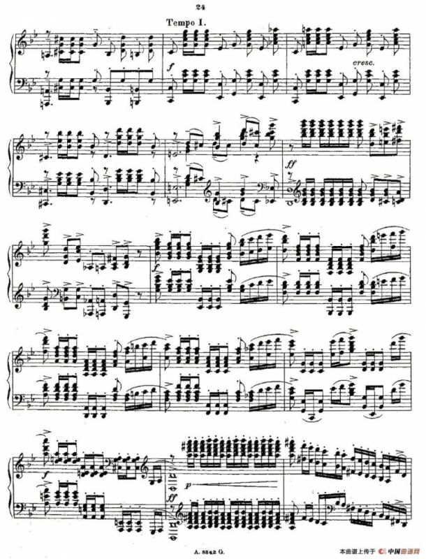 10首《前奏曲》之五（Rachmaninoff 10 Preludes, Op.23）