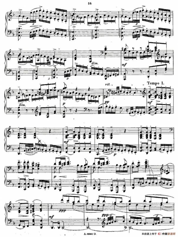 10首《前奏曲》之三（Rachmaninoff10 Preludes Op.23）