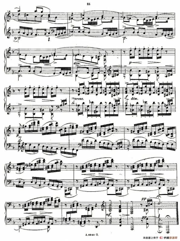 10首《前奏曲》之三（Rachmaninoff10 Preludes Op.23）