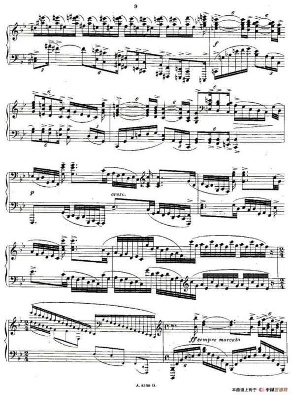 10首《前奏曲》之二（Rachmaninoff 10 Preludes, Op.23 ）