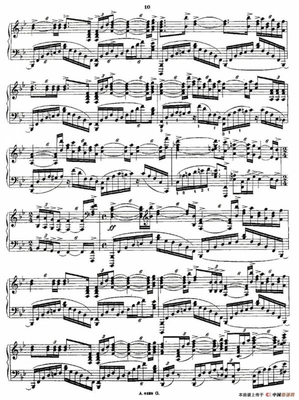 10首《前奏曲》之二（Rachmaninoff 10 Preludes, Op.23 ）