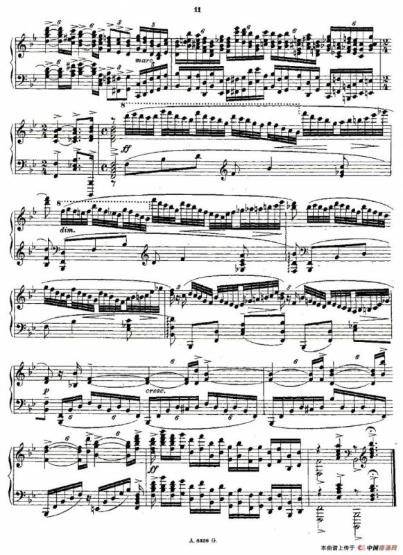 10首《前奏曲》之二（Rachmaninoff 10 Preludes, Op.23 ）