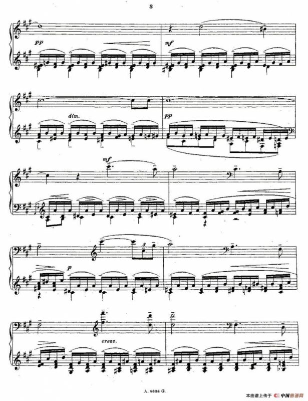 10首《前奏曲》之一（Rachmaninoff 10 Preludes, Op.23 ）