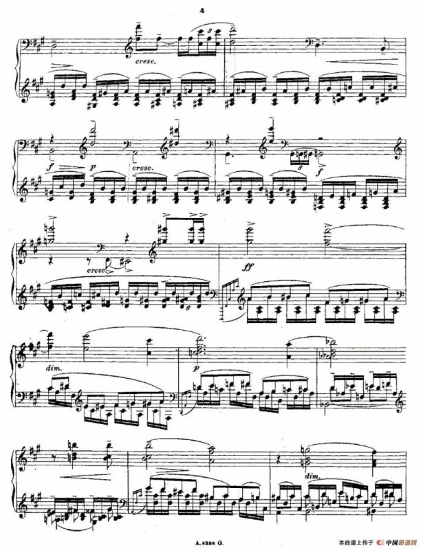 10首《前奏曲》之一（Rachmaninoff 10 Preludes, Op.23 ）