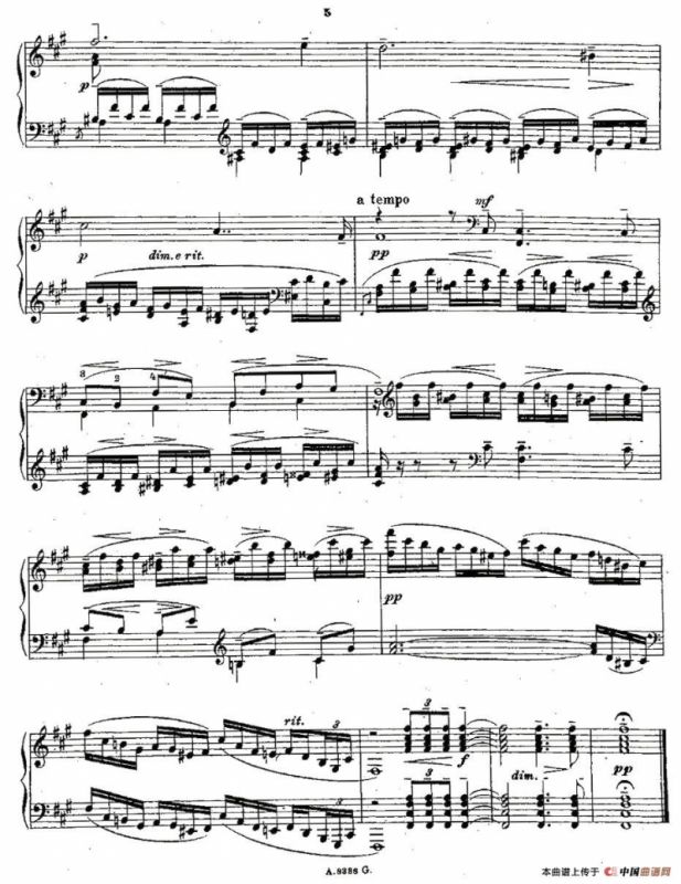 10首《前奏曲》之一（Rachmaninoff 10 Preludes, Op.23 ）