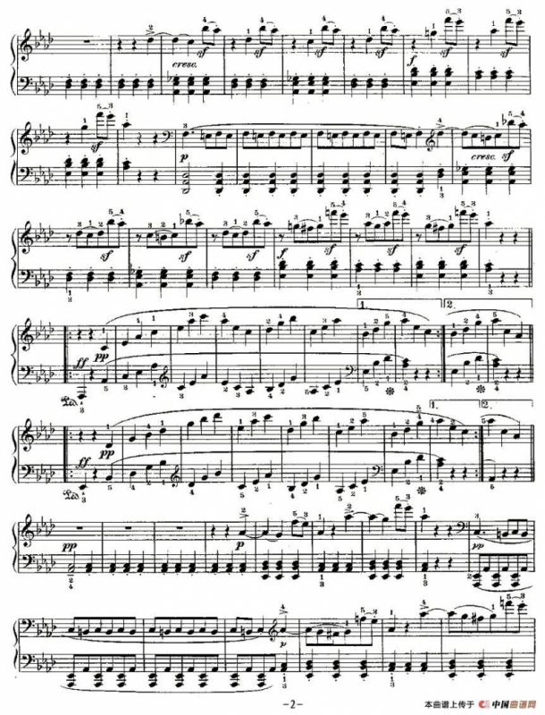 贝多芬钢琴小品（Bagatelles）（Op.33 之7）