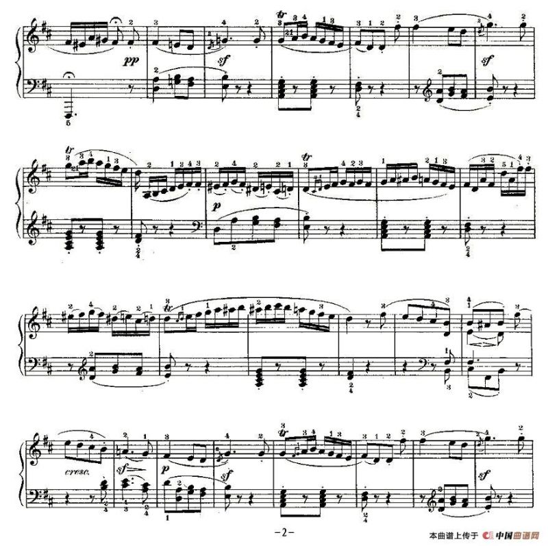 贝多芬钢琴小品（Bagatelles）（Op.33 之6）