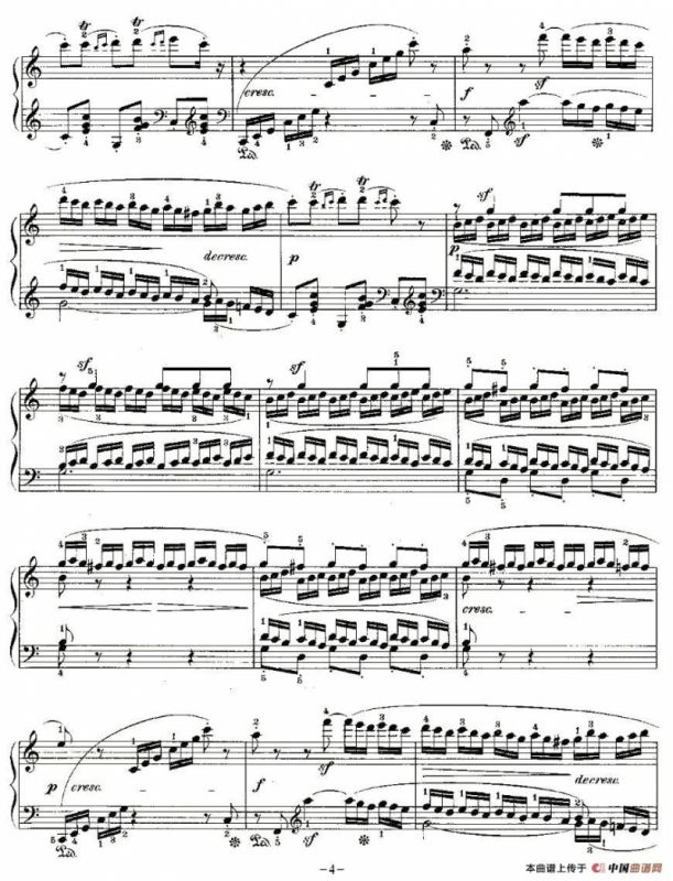 贝多芬钢琴小品（Bagatelles）（Op.33 之5）