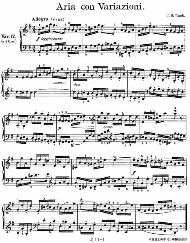 Aria con Variazioni 之17