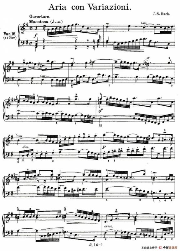 Aria con Variazioni 之16