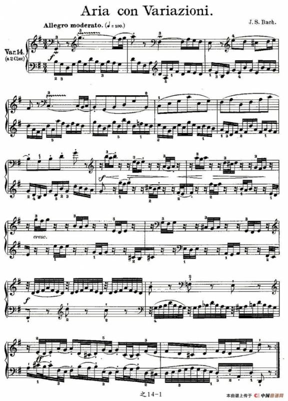 Aria con Variazioni 之14
