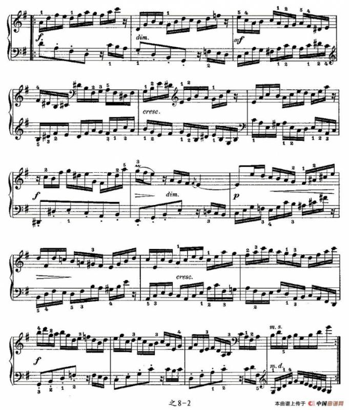 Aria con Variazioni 之八