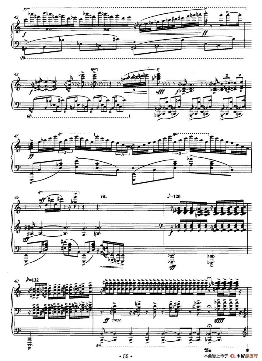 星光灿烂的夜空