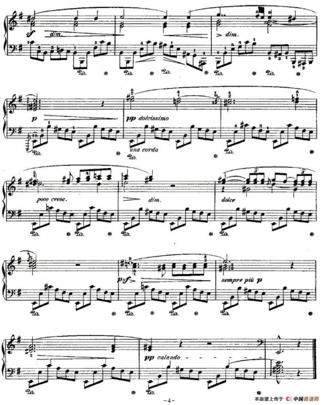 E小调夜曲Op.72－1（Nocturne）