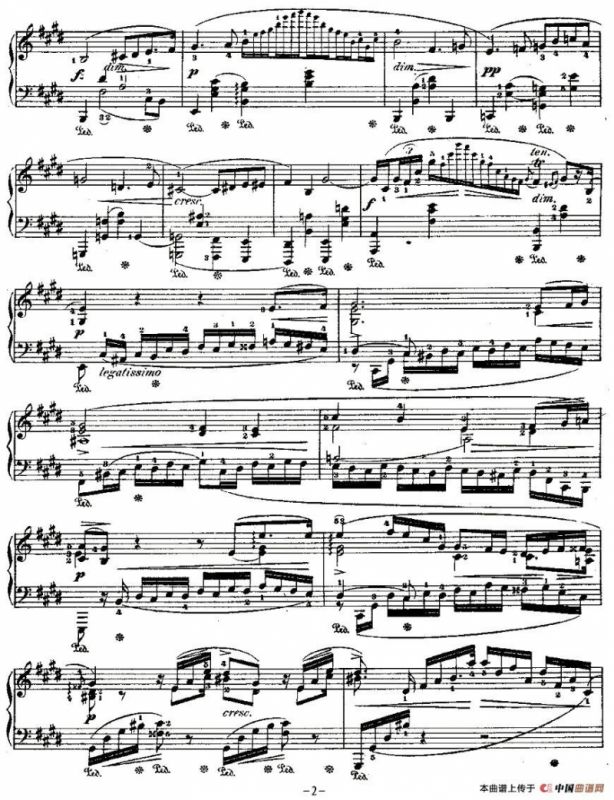 E大调夜曲Op.62－2（Deux Nocturnes）