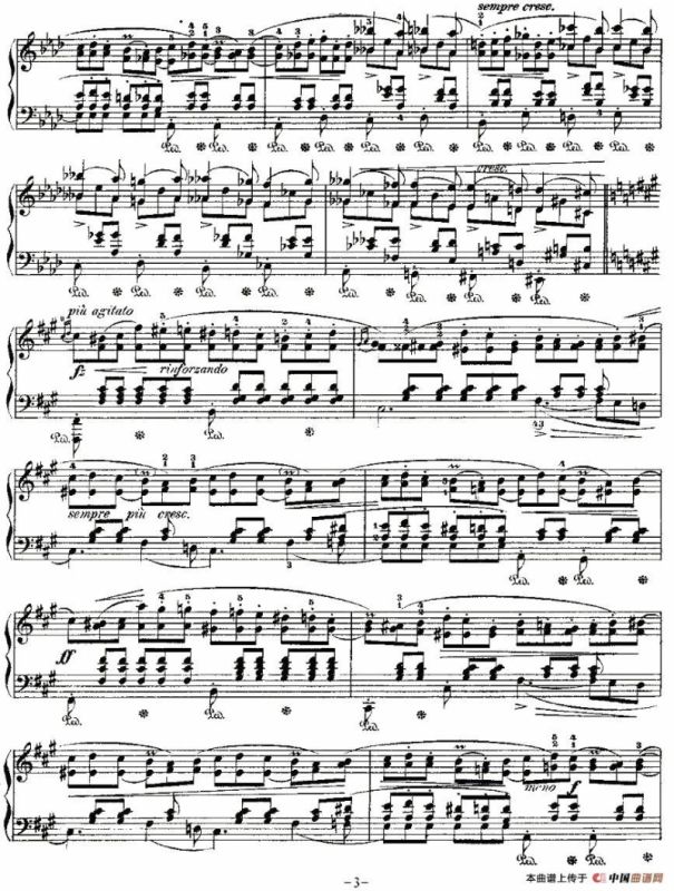 降A大调夜曲Op.32－2（Deux Nocturnes）