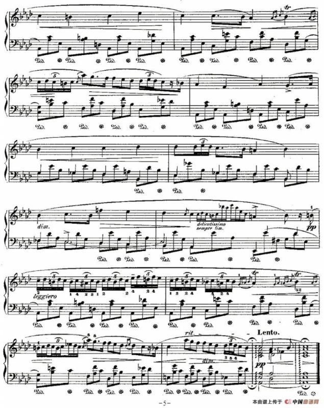 降A大调夜曲Op.32－2（Deux Nocturnes）