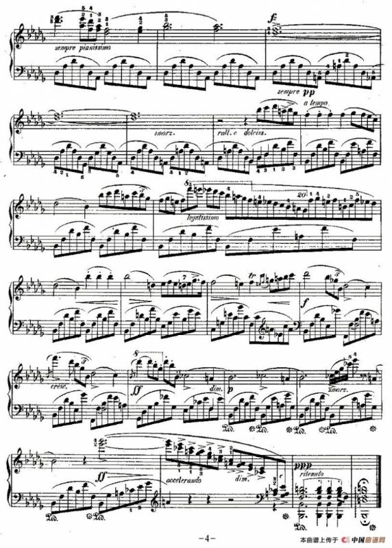 降b小调夜曲Op.9-1（Trois Nocturnes）