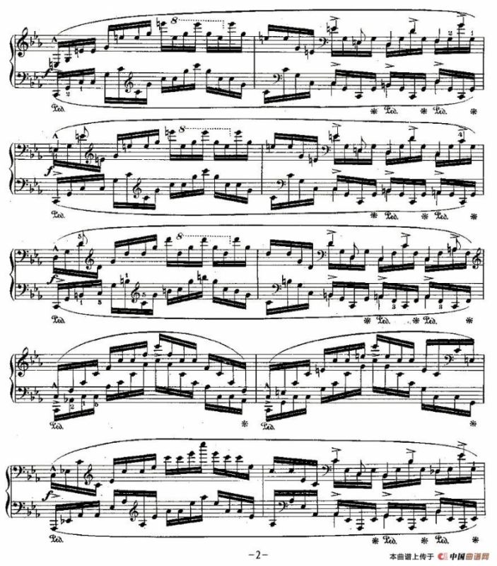 肖邦钢琴练习曲，Op.25之十二