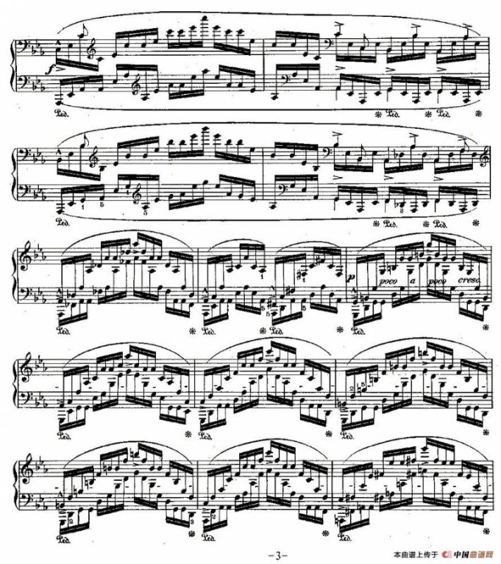 肖邦钢琴练习曲，Op.25之十二