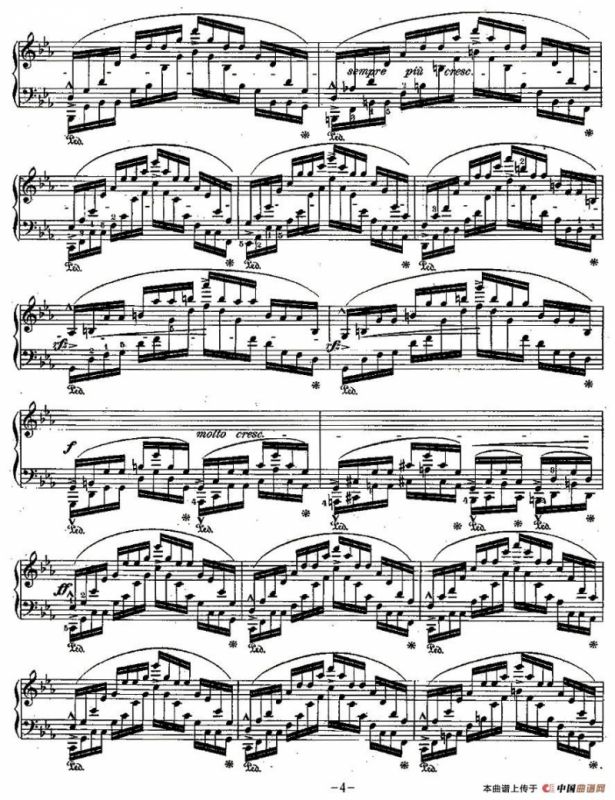 肖邦钢琴练习曲，Op.25之十二