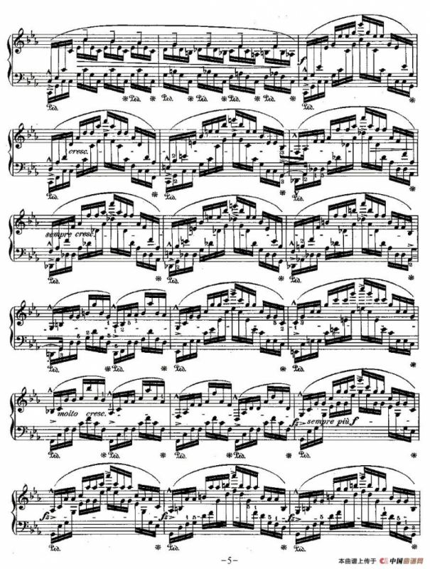 肖邦钢琴练习曲，Op.25之十二