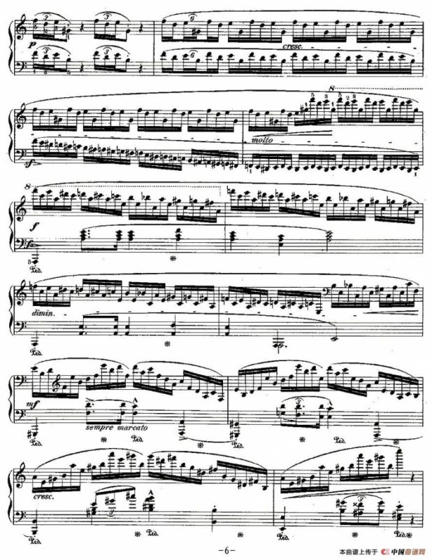 肖邦钢琴练习曲，Op.25之十一