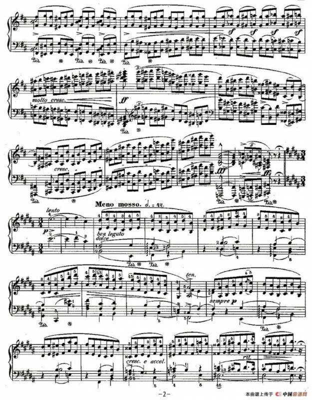 肖邦钢琴练习曲，Op.25之十