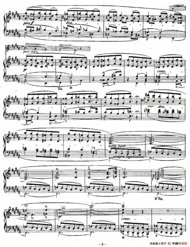 肖邦钢琴练习曲，Op.25之十