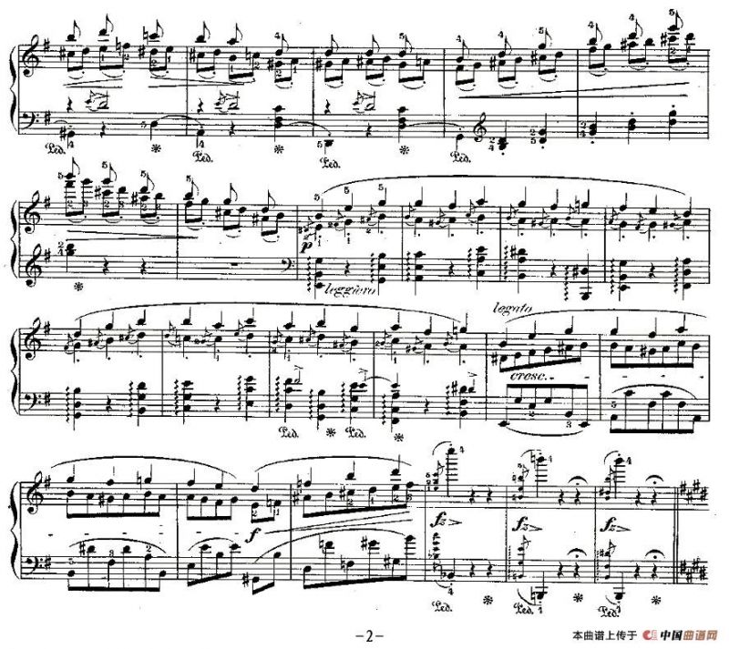肖邦钢琴练习曲，Op.25之五