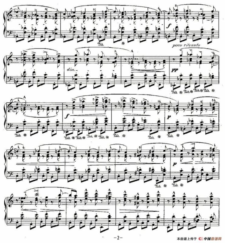 肖邦钢琴练习曲，Op.25之四