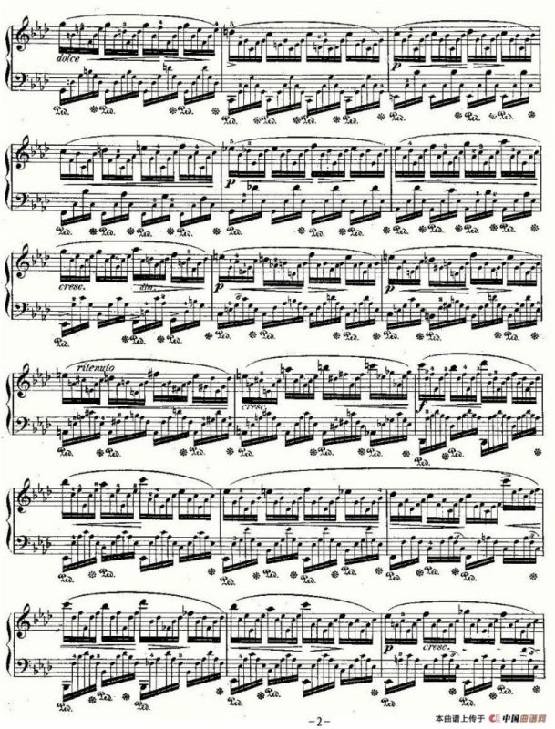 肖邦钢琴练习曲，Op.25之一