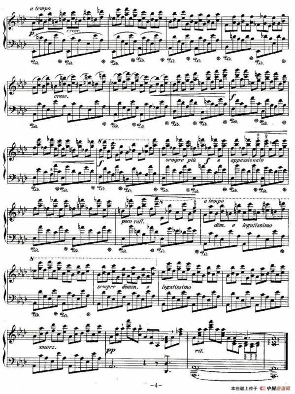 肖邦钢琴练习曲，Op.10之十