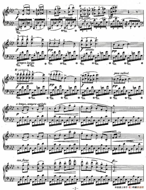 肖邦钢琴练习曲，Op.10之九