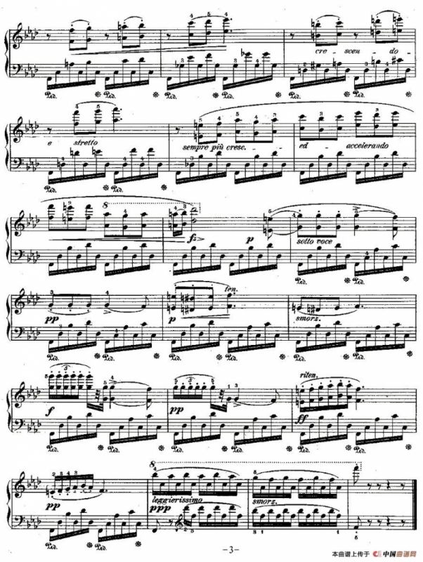 肖邦钢琴练习曲，Op.10之九