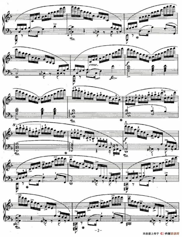 肖邦钢琴练习曲，Op.10之八