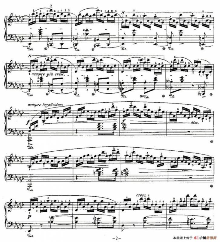 肖邦钢琴练习曲，Op.10之五