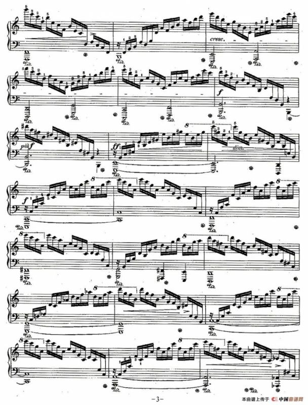 肖邦钢琴练习曲，Op.10之一