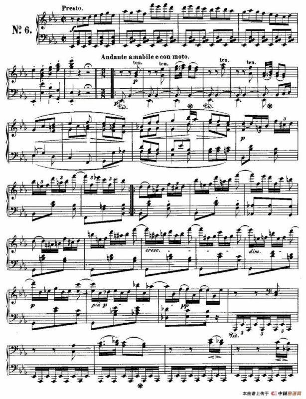 贝多芬钢琴小品Op.126 之六