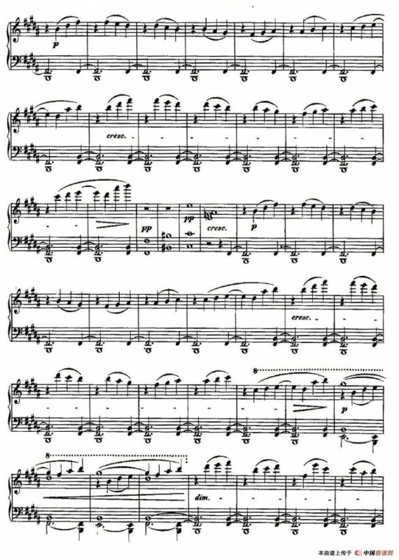 贝多芬钢琴小品Op.126 之四