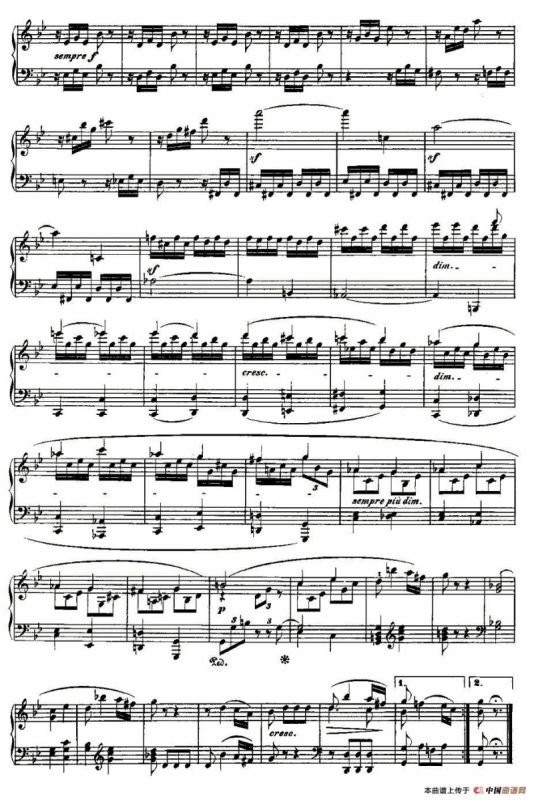 贝多芬钢琴小品Op.126 之二