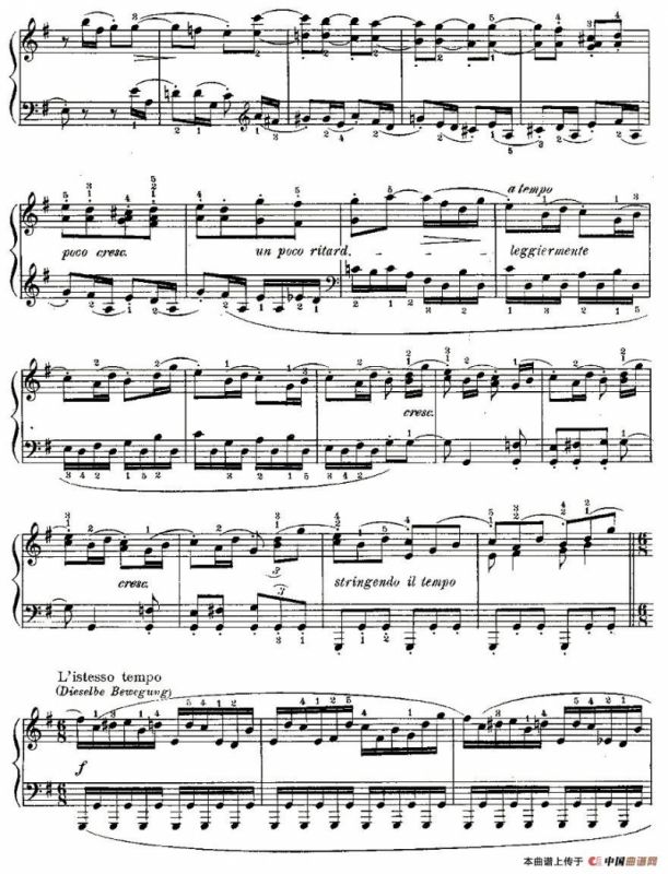 贝多芬钢琴小品Op.119 之六