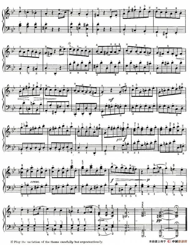 贝多芬钢琴小品Op.119 之一