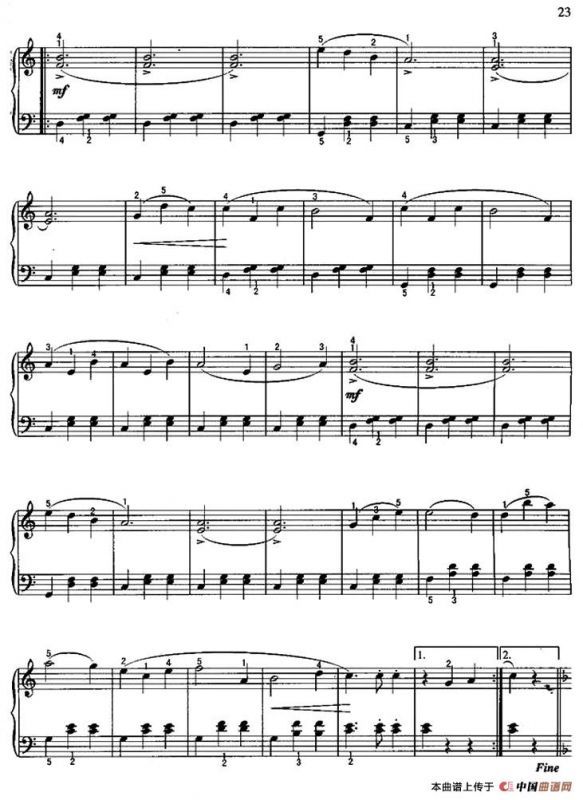 水仙女（钢琴小曲）