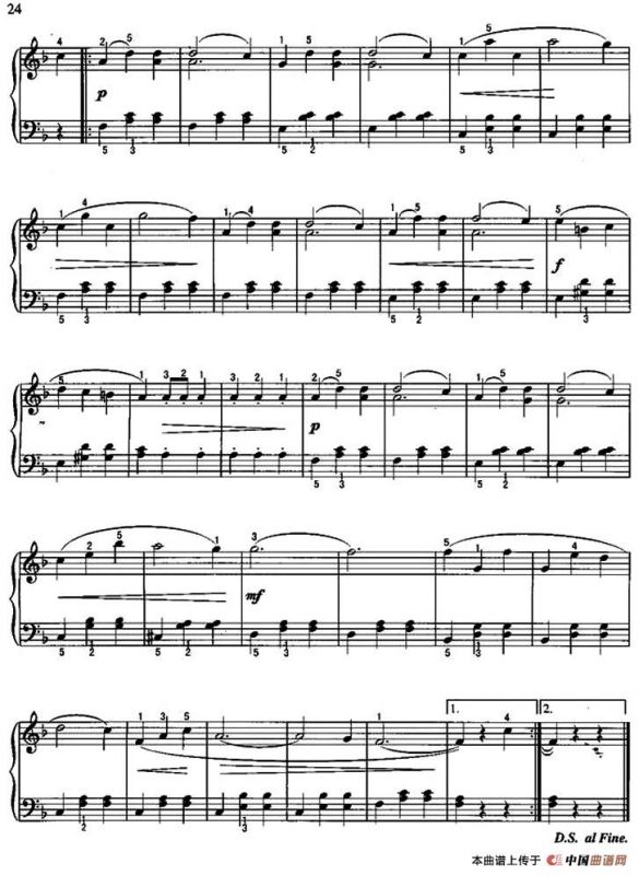 水仙女（钢琴小曲）