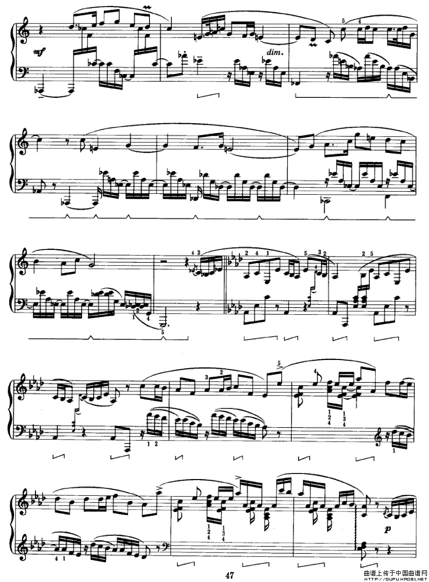 幻想曲二首 1、听评弹