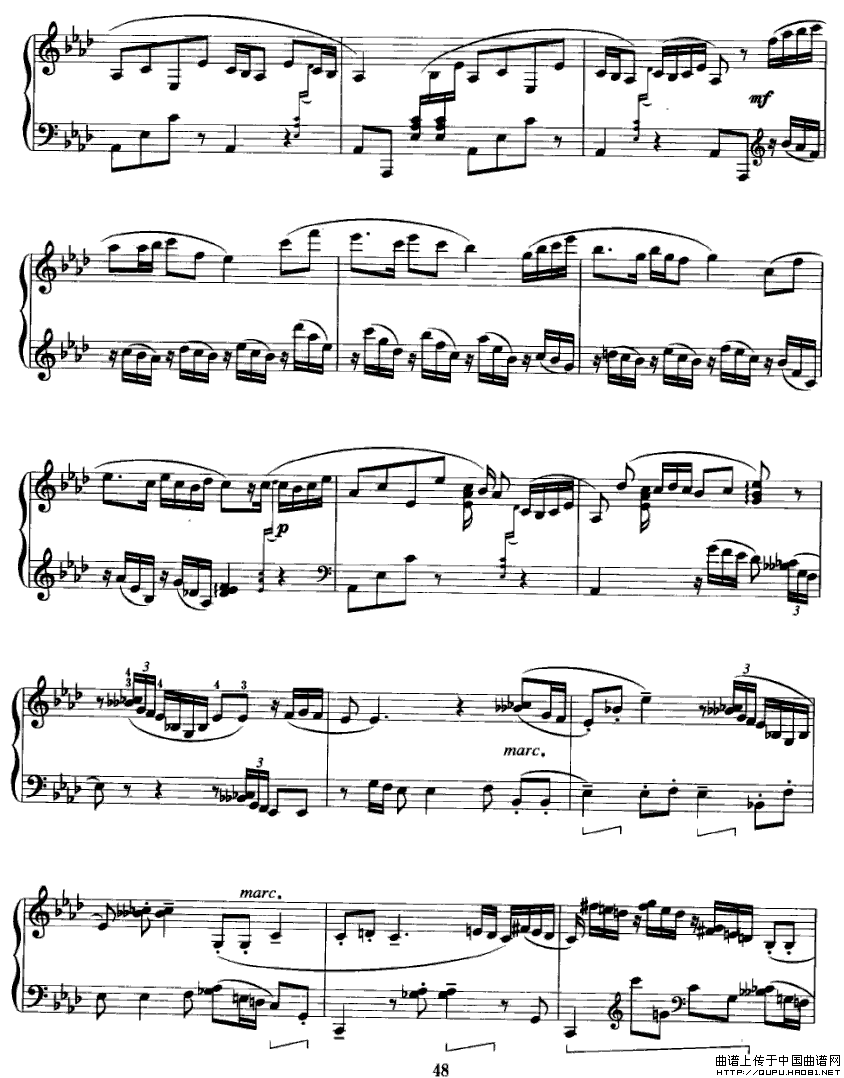 幻想曲二首 1、听评弹