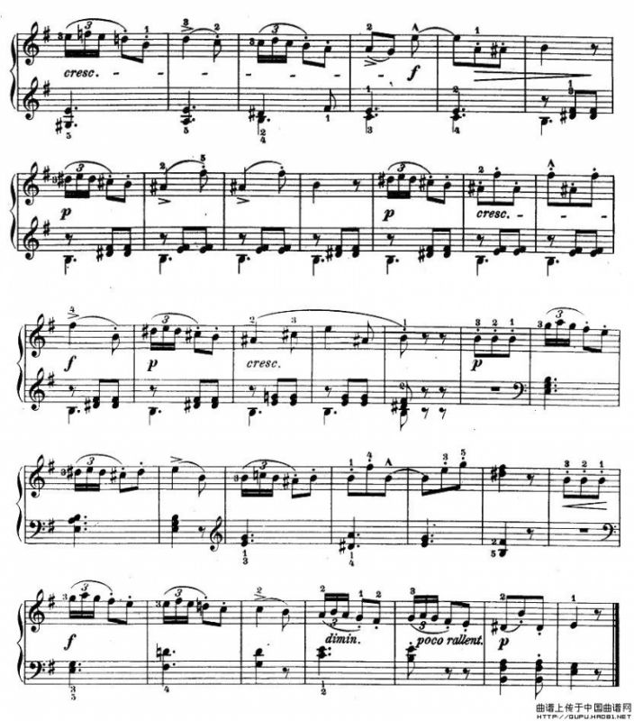 儿童钢琴进阶练习曲50首之34