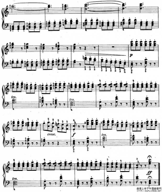 儿童钢琴进阶练习曲50首之28